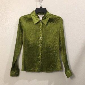 Allison Taylor Green blouse.
